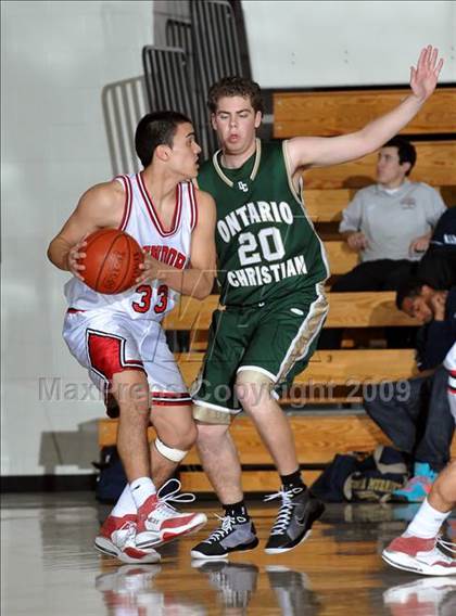 Thumbnail 1 in Ontario Christian vs. Glendora (So Cal Shootout) photogallery.