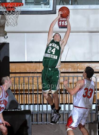 Thumbnail 1 in Ontario Christian vs. Glendora (So Cal Shootout) photogallery.