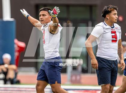 Thumbnail 1 in Analy vs Rancho Cotate (Santa Rosa Junior College Bear Cubs 7 on 7 Tournament) photogallery.