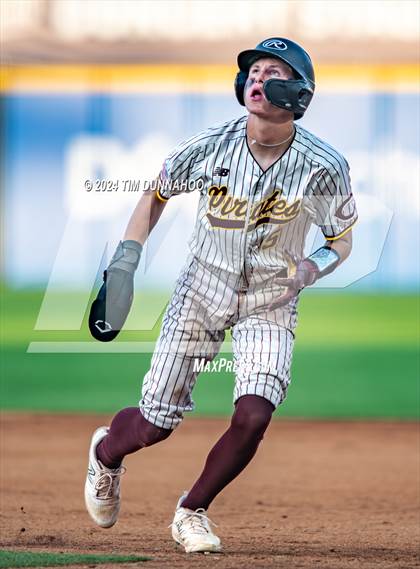 Thumbnail 3 in Centerville vs. Collinsville (UIL 2A Baseball Semifinal) photogallery.