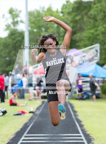 Thumbnail 1 in NCHSAA 3A East Regional (Girls Field Events) photogallery.