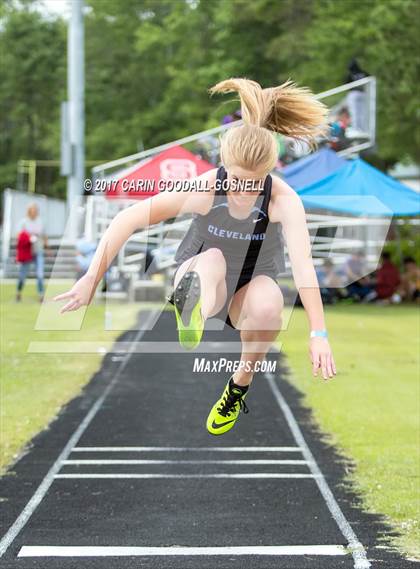 Thumbnail 3 in NCHSAA 3A East Regional (Girls Field Events) photogallery.