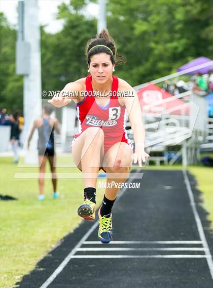 Thumbnail 3 in NCHSAA 3A East Regional (Girls Field Events) photogallery.