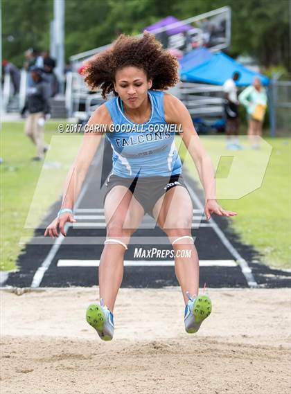 Thumbnail 2 in NCHSAA 3A East Regional (Girls Field Events) photogallery.