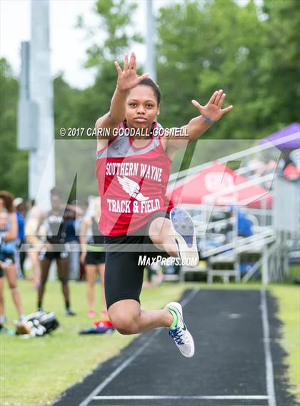 Thumbnail 2 in NCHSAA 3A East Regional (Girls Field Events) photogallery.