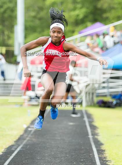Thumbnail 1 in NCHSAA 3A East Regional (Girls Field Events) photogallery.