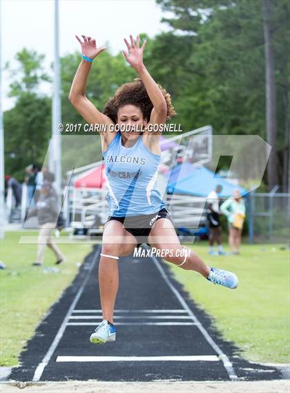 Thumbnail 1 in NCHSAA 3A East Regional (Girls Field Events) photogallery.