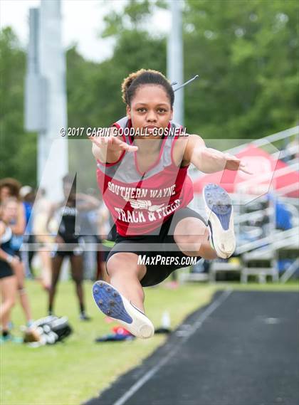 Thumbnail 3 in NCHSAA 3A East Regional (Girls Field Events) photogallery.