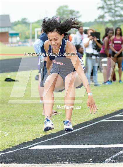 Thumbnail 2 in NCHSAA 3A East Regional (Girls Field Events) photogallery.