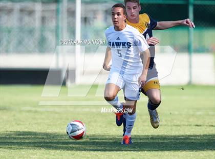 Thumbnail 3 in Charlotte Latin vs. North Raleigh Christian Academy (Ravenscroft Soccer Invitational) photogallery.