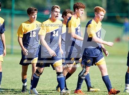 Thumbnail 2 in Charlotte Latin vs. North Raleigh Christian Academy (Ravenscroft Soccer Invitational) photogallery.
