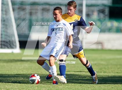 Thumbnail 2 in Charlotte Latin vs. North Raleigh Christian Academy (Ravenscroft Soccer Invitational) photogallery.