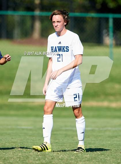 Thumbnail 3 in Charlotte Latin vs. North Raleigh Christian Academy (Ravenscroft Soccer Invitational) photogallery.
