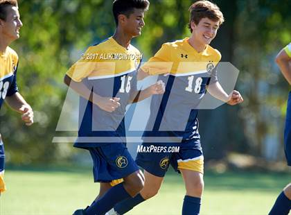 Thumbnail 1 in Charlotte Latin vs. North Raleigh Christian Academy (Ravenscroft Soccer Invitational) photogallery.