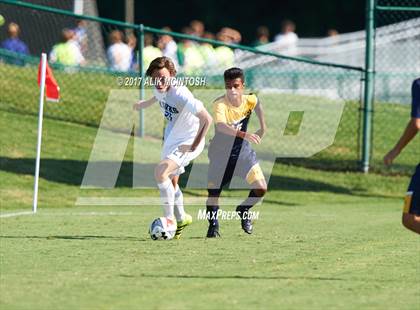 Thumbnail 2 in Charlotte Latin vs. North Raleigh Christian Academy (Ravenscroft Soccer Invitational) photogallery.
