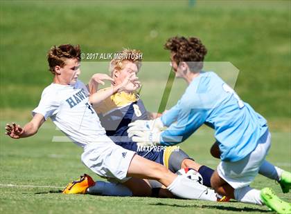 Thumbnail 2 in Charlotte Latin vs. North Raleigh Christian Academy (Ravenscroft Soccer Invitational) photogallery.