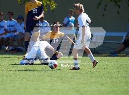 Thumbnail 3 in Charlotte Latin vs. North Raleigh Christian Academy (Ravenscroft Soccer Invitational) photogallery.