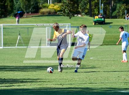 Thumbnail 2 in Charlotte Latin vs. North Raleigh Christian Academy (Ravenscroft Soccer Invitational) photogallery.