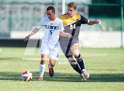 Thumbnail 1 in Charlotte Latin vs. North Raleigh Christian Academy (Ravenscroft Soccer Invitational) photogallery.