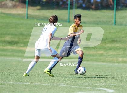Thumbnail 3 in Charlotte Latin vs. North Raleigh Christian Academy (Ravenscroft Soccer Invitational) photogallery.