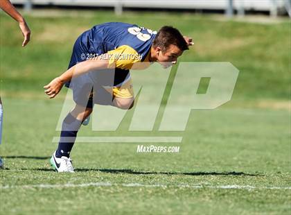 Thumbnail 3 in Charlotte Latin vs. North Raleigh Christian Academy (Ravenscroft Soccer Invitational) photogallery.