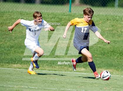 Thumbnail 3 in Charlotte Latin vs. North Raleigh Christian Academy (Ravenscroft Soccer Invitational) photogallery.