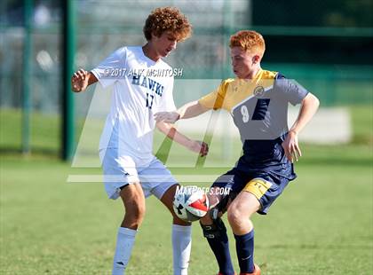 Thumbnail 2 in Charlotte Latin vs. North Raleigh Christian Academy (Ravenscroft Soccer Invitational) photogallery.