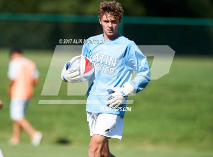Thumbnail 1 in Charlotte Latin vs. North Raleigh Christian Academy (Ravenscroft Soccer Invitational) photogallery.