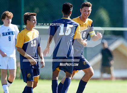 Thumbnail 3 in Charlotte Latin vs. North Raleigh Christian Academy (Ravenscroft Soccer Invitational) photogallery.