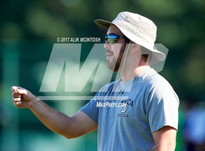 Thumbnail 3 in Charlotte Latin vs. North Raleigh Christian Academy (Ravenscroft Soccer Invitational) photogallery.