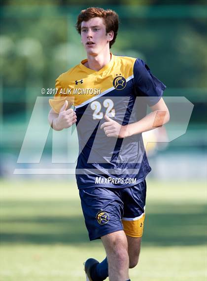 Thumbnail 3 in Charlotte Latin vs. North Raleigh Christian Academy (Ravenscroft Soccer Invitational) photogallery.