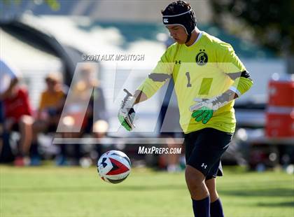 Thumbnail 3 in Charlotte Latin vs. North Raleigh Christian Academy (Ravenscroft Soccer Invitational) photogallery.
