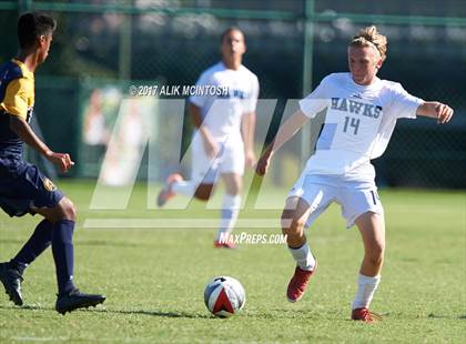 Thumbnail 3 in Charlotte Latin vs. North Raleigh Christian Academy (Ravenscroft Soccer Invitational) photogallery.