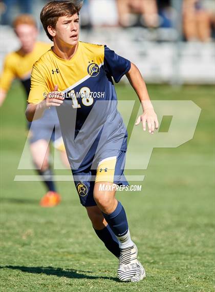 Thumbnail 3 in Charlotte Latin vs. North Raleigh Christian Academy (Ravenscroft Soccer Invitational) photogallery.