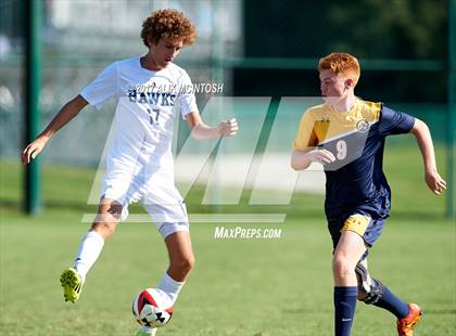 Thumbnail 1 in Charlotte Latin vs. North Raleigh Christian Academy (Ravenscroft Soccer Invitational) photogallery.
