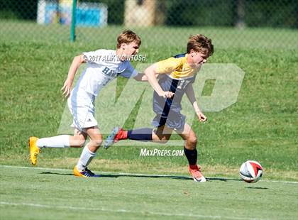 Thumbnail 3 in Charlotte Latin vs. North Raleigh Christian Academy (Ravenscroft Soccer Invitational) photogallery.