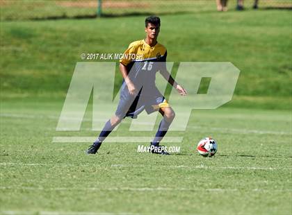 Thumbnail 2 in Charlotte Latin vs. North Raleigh Christian Academy (Ravenscroft Soccer Invitational) photogallery.