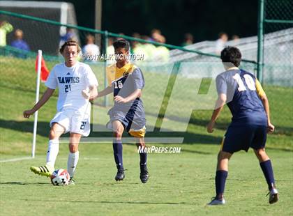 Thumbnail 1 in Charlotte Latin vs. North Raleigh Christian Academy (Ravenscroft Soccer Invitational) photogallery.