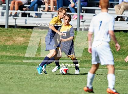 Thumbnail 2 in Charlotte Latin vs. North Raleigh Christian Academy (Ravenscroft Soccer Invitational) photogallery.