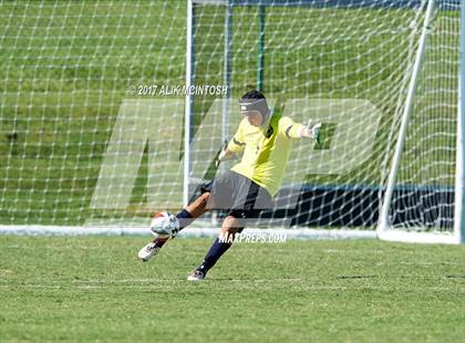 Thumbnail 2 in Charlotte Latin vs. North Raleigh Christian Academy (Ravenscroft Soccer Invitational) photogallery.