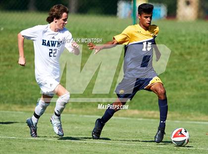 Thumbnail 3 in Charlotte Latin vs. North Raleigh Christian Academy (Ravenscroft Soccer Invitational) photogallery.