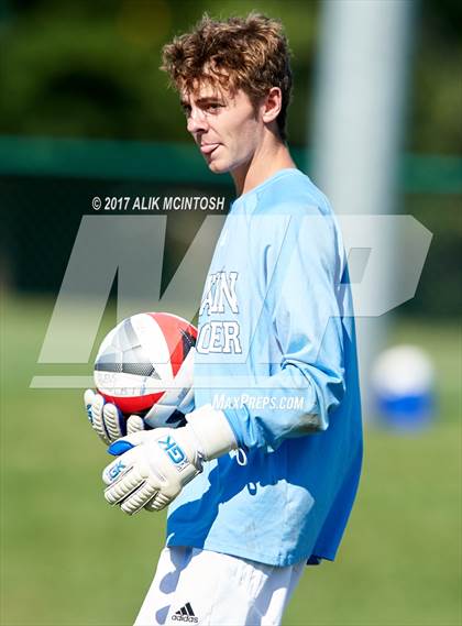 Thumbnail 1 in Charlotte Latin vs. North Raleigh Christian Academy (Ravenscroft Soccer Invitational) photogallery.