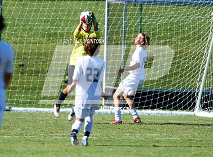 Thumbnail 1 in Charlotte Latin vs. North Raleigh Christian Academy (Ravenscroft Soccer Invitational) photogallery.
