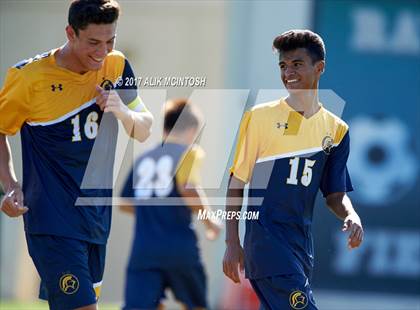 Thumbnail 3 in Charlotte Latin vs. North Raleigh Christian Academy (Ravenscroft Soccer Invitational) photogallery.