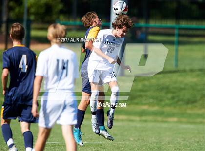 Thumbnail 2 in Charlotte Latin vs. North Raleigh Christian Academy (Ravenscroft Soccer Invitational) photogallery.