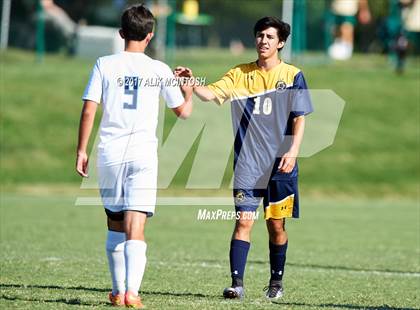 Thumbnail 1 in Charlotte Latin vs. North Raleigh Christian Academy (Ravenscroft Soccer Invitational) photogallery.