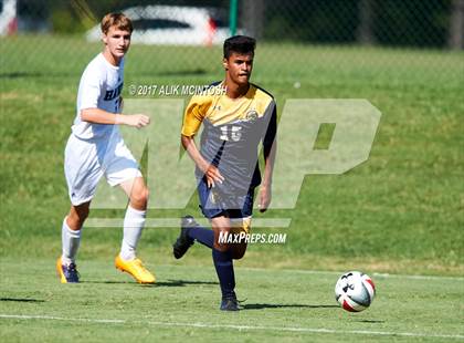 Thumbnail 3 in Charlotte Latin vs. North Raleigh Christian Academy (Ravenscroft Soccer Invitational) photogallery.