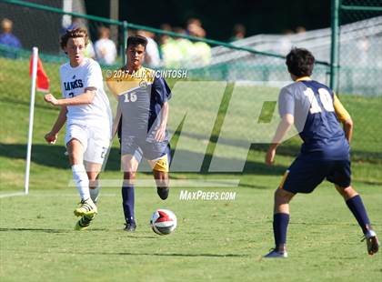 Thumbnail 2 in Charlotte Latin vs. North Raleigh Christian Academy (Ravenscroft Soccer Invitational) photogallery.