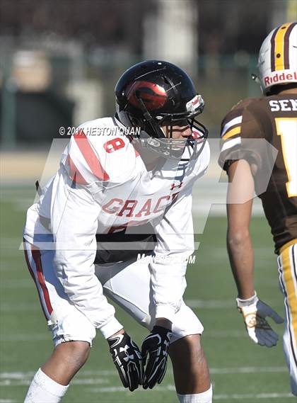 Thumbnail 3 in Grace Brethren vs Saint Francis (CIF State D2-A Final) photogallery.