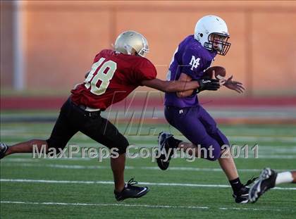 Thumbnail 2 in Marble Falls (B Team) @ Rouse (Gold Team) photogallery.
